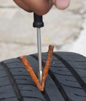 tubeless tyre puncture how to repair